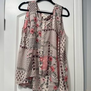 Style & Co Women’s high low sleeveless top